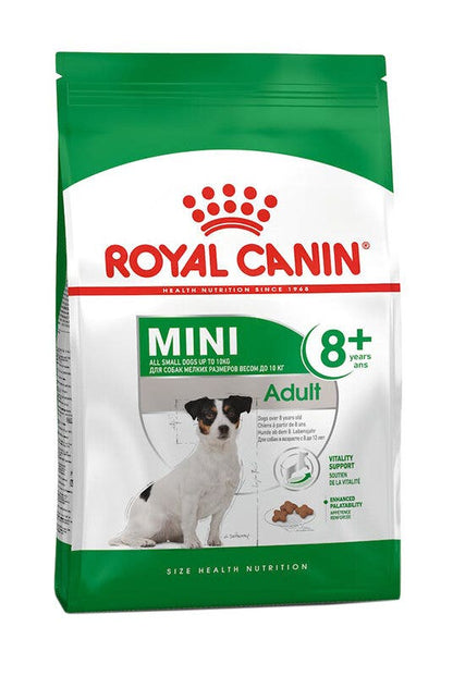 Royal Canin Mini Adult 8+ Cibo Secco Per Cani 8kg