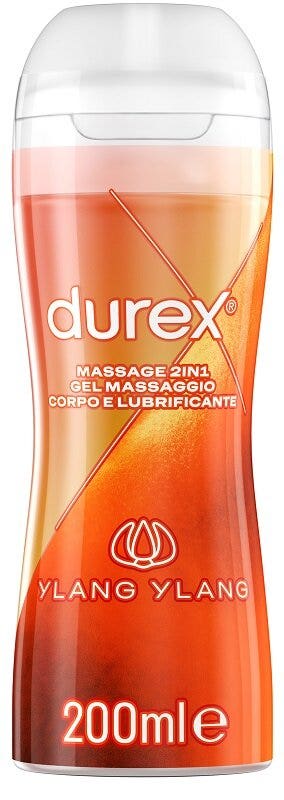 Durex Massage 2In1 Ylang Ylang Gel Lubrificante 200ml