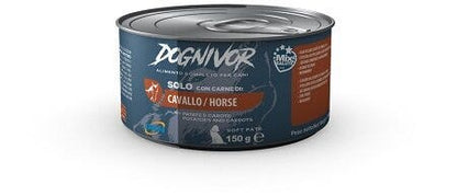 Dognivor Cibo Umido Con Cavallo Patate e Carote Per Cani Adulti Scatoletta 150g