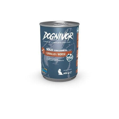 Drn Dognivor Cibo Umido Con Cavallo Patate e Carote Per Cani Adulti Scatoletta 400g