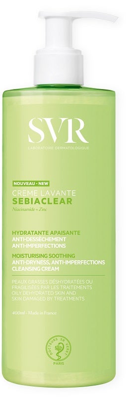 SVR Sebiaclear Creme Lavante Detergente Purificante 400ml