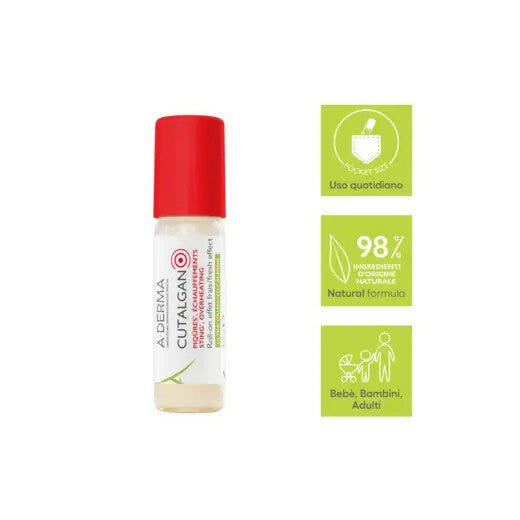 A-derma Cutalgan Roll-on Effetto Fresco Ultra-lenitivo 10 ml
