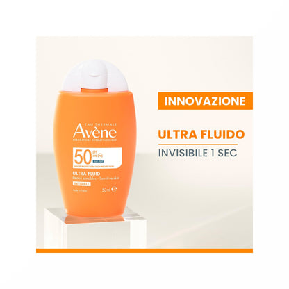 Eau Thermale Avène Solare Ultra-Fluid Invisibile 50ml SPF50
