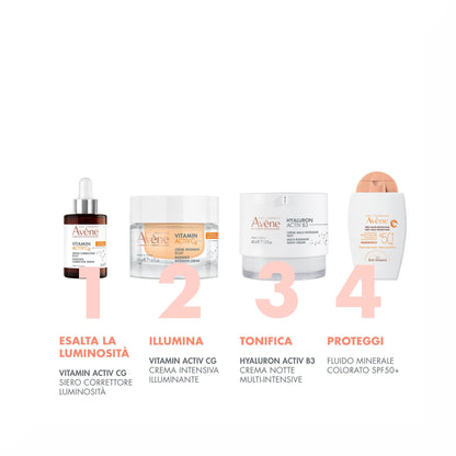 Eau Thermale Avène Vitamin Activ Cg Siero Correttore Luminosità Anti-Età 30ml