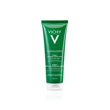 Vichy Normaderm 3 in 1 Esfoliante + Crema Detergente + Maschera 125 ml