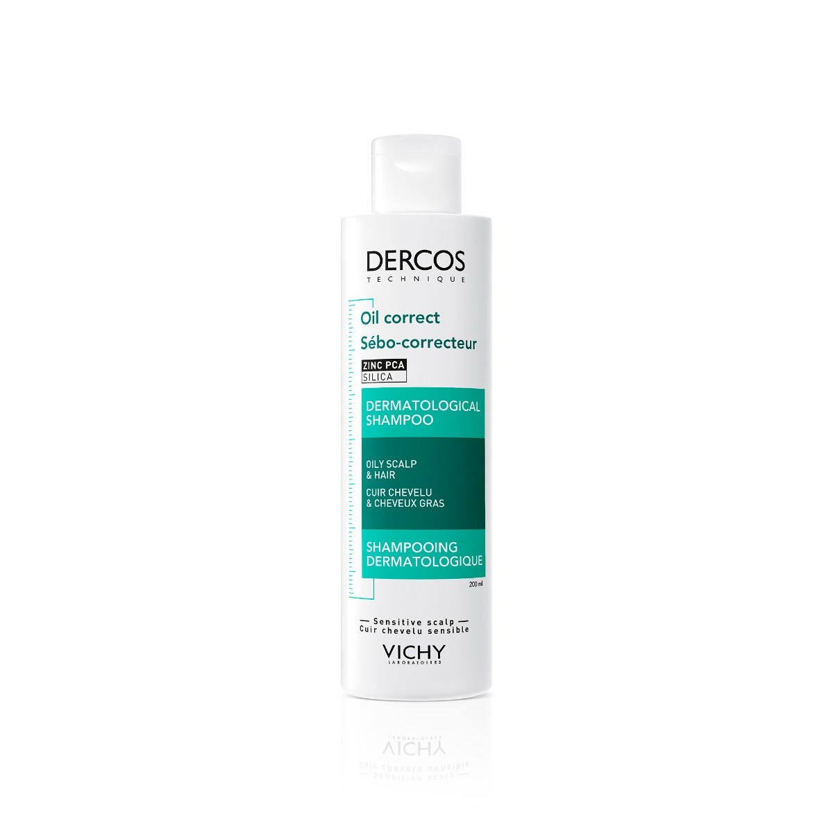 Vichy Dercos Shampoo Sebo Regolatore Trattante Capelli Grassi 200ml