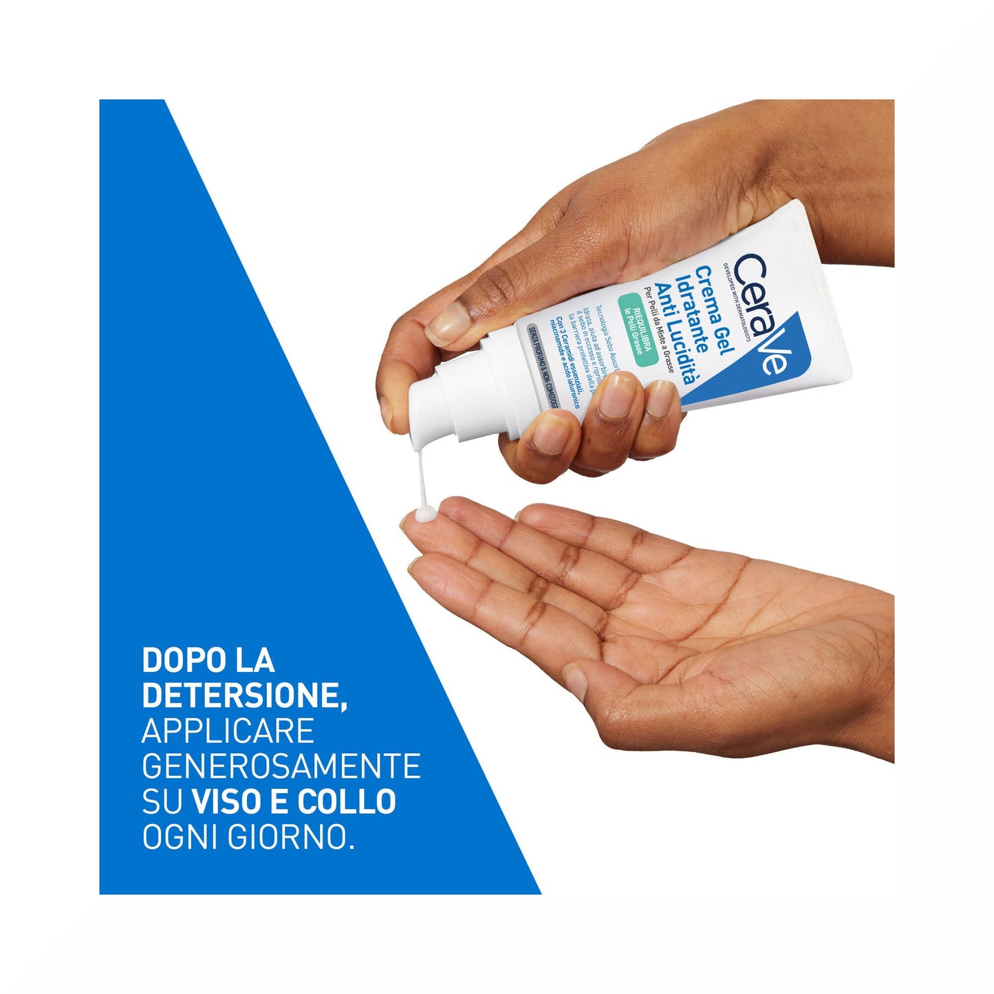 CeraVe Crema Viso Idratante Anti-lucidità Pelle Grassa e Mista 50ml