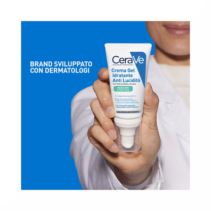 CeraVe Crema Viso Idratante Anti-lucidità Pelle Grassa e Mista 50ml