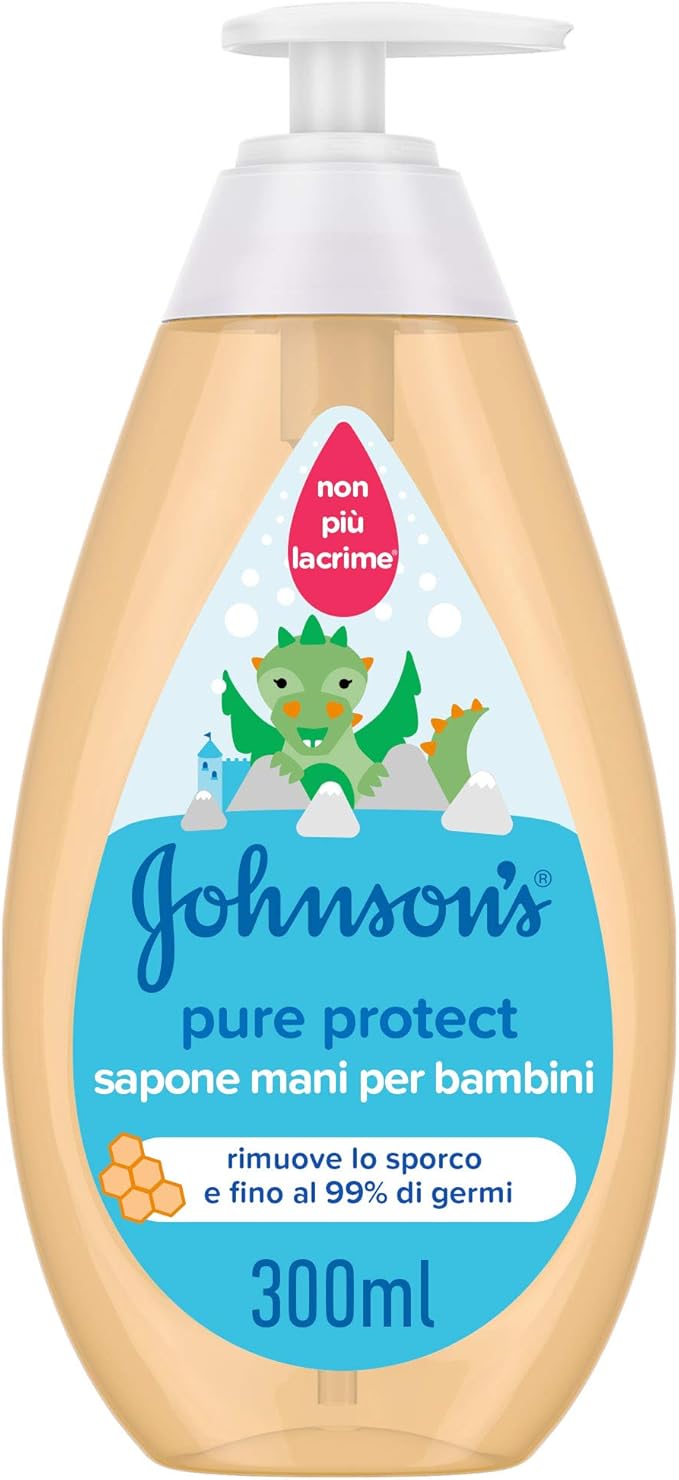 Johnson's Pure Protect Sapone Mani per Bambini 300ml