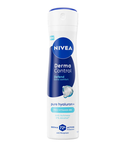 Nivea Derma Control Defend Extra Comfort Deodorante Antitraspirante Spray 72H 150ml