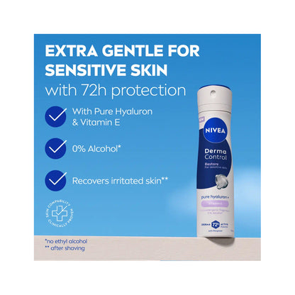 Nivea Derma Control Restore Deodorante Antitraspirante Spray 72H 150ml