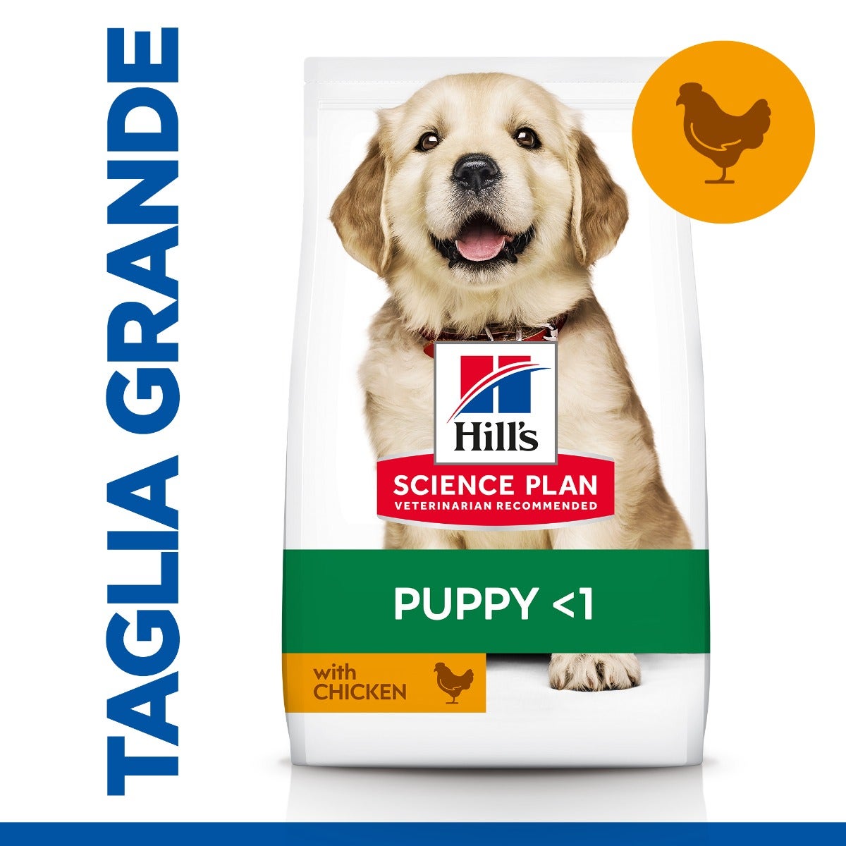 Hill's Science Plan Large Breed Puppy Crocchette Con Pollo Per Cuccioli Sacco 2,5 Kg