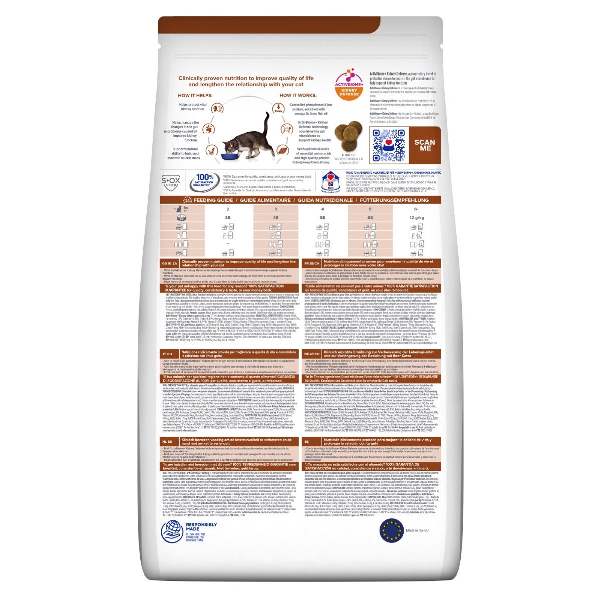 Hill's Prescription Diet K/d Alimento Per Gatti Con Pollo 3kg