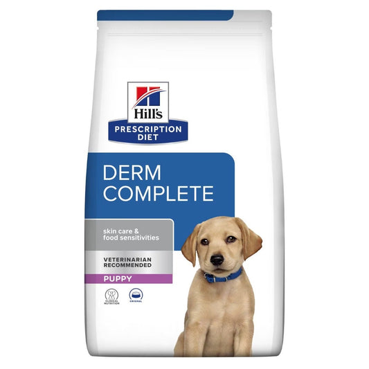 Hill's Prescription Diet Derm Complete Puppy Crocchette Per Cuccioli Sacco 4Kg
