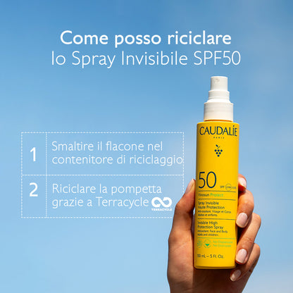 Caudalie Vinosun Protect Spray Invisibile ad Alta Protezione SPF50 150ml