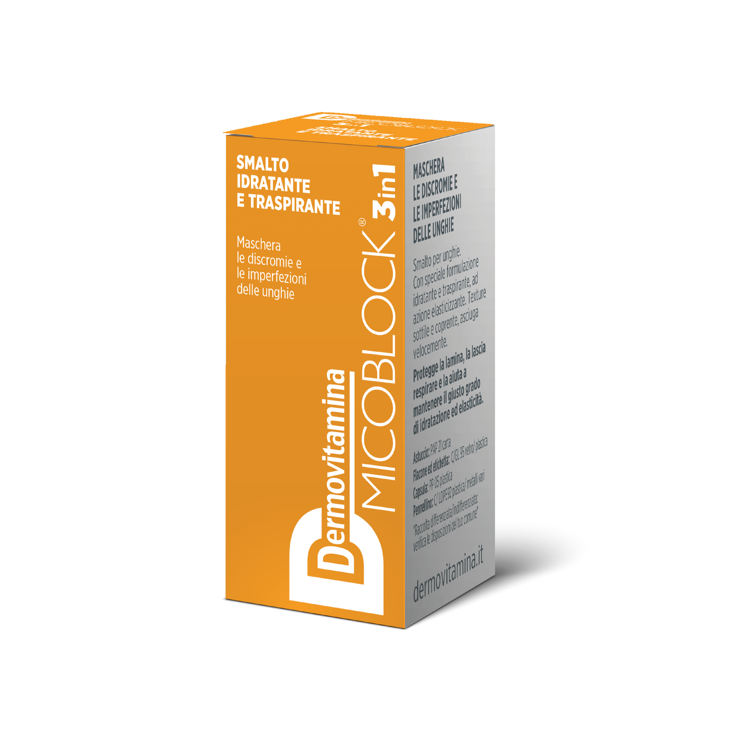 Dermovitamina Micoblock 3 In 1 Smalto Giallo 5ml