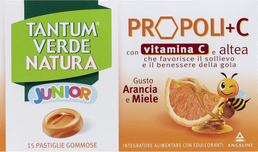 Tantum Verde Natura Junior Propoli+C 15 pastiglie gommose