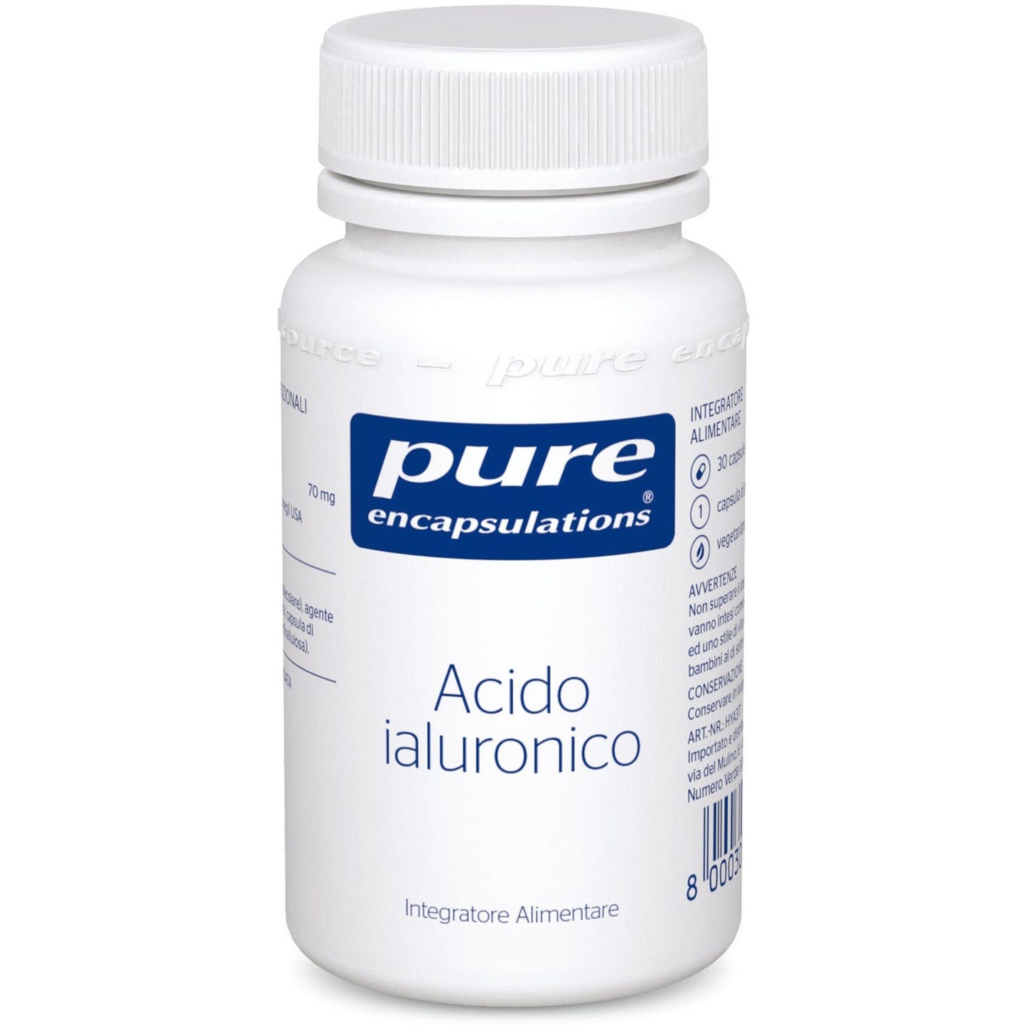 Pure Encapsulations Acido Ialuronico 30 Capsule
