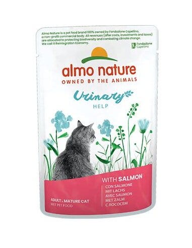 Almo Nature Urinary Help Cibo Umido Salmone Per Gatto 70g