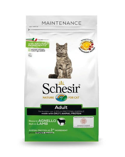 Schesir Adult Crocchette Gatti Adulti Ricco In Agnello Sacco 400 g