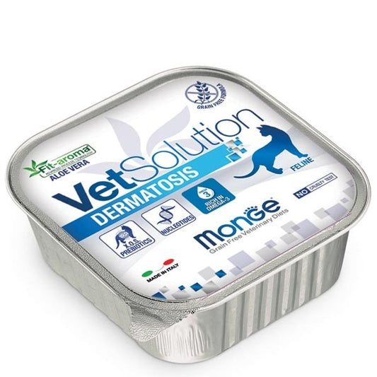 Monge Vetsolution Dermatosis Linea Medica Cibo Umido Gatti 100g