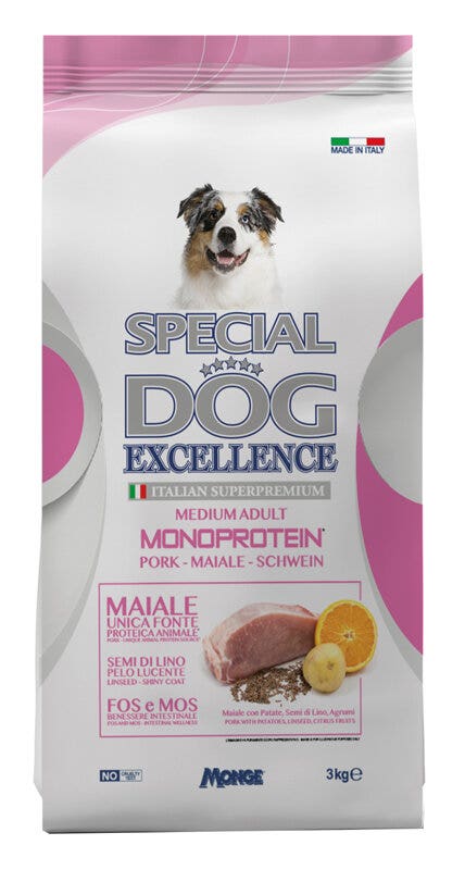 Special Dog Excellence Monoproteico Cibo Secco Manzo Per Cani Adulti 3kg