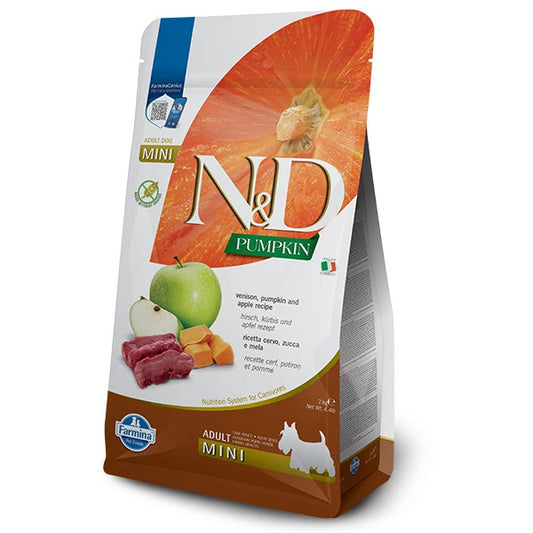 Farmina N&D Pumpkin Cibo Secco Cervo Zucca E Mela Per Cani Adulti Sacco 2kg