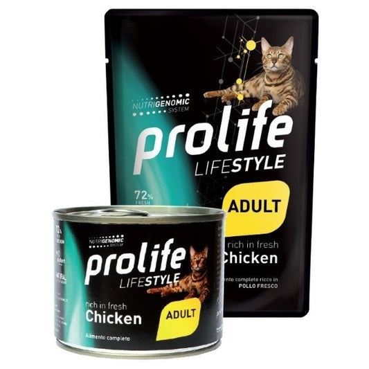 Prolife Life Style Pollo Fresco Cibo Umido Per Gatti Adulti Bustina 200g