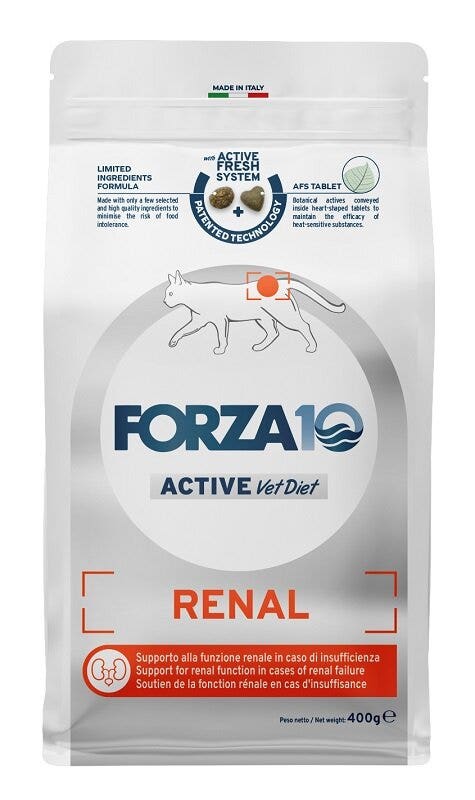 Forza10 Active Vet Diet Renal Crocchette Pesce Per Gatti Adulti 400g