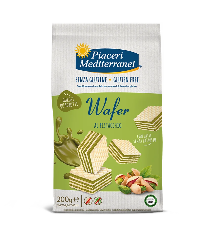 Piaceri Mediterranei Wafer Pistacchio 200 g