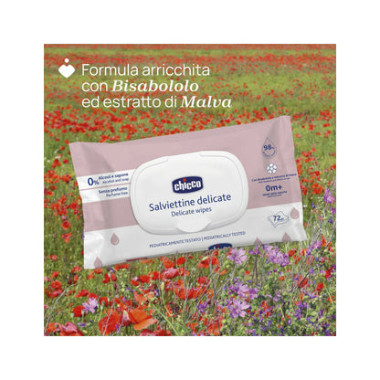 Chicco Salviettine Delicate 72 Pezzi