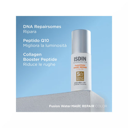 Isdin Fotoprotector Fusion Water Magic Repair Color 50ml SPF50