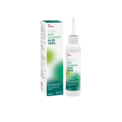 V-Skin Ear Cleaner Aloe Vera Igiene Dell'Orecchio Cani /Gatti 125ml