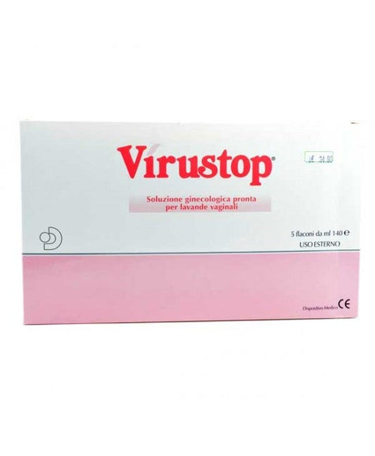 Lavanda Vaginale Virustop Capienza 140Ml 5 Pezzi