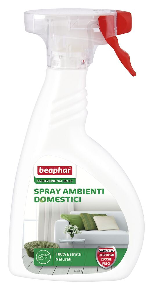 Beaphar Protezione Naturale Spray Antiparassitario Ambienti Cane e Gatto 400ml