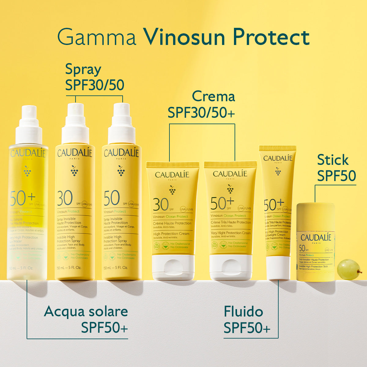 Caudalie Vinosun Protect Spray Invisibile ad Alta Protezione SPF50 150ml