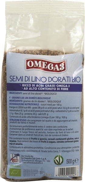 La Finestra Sul Cielo Semi Di Lino Dorati 500g