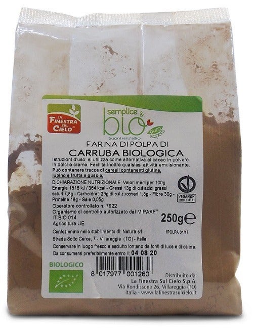 Polpa Di Carruba Farina Bio 250g