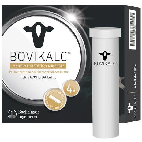 Bovikalc Mangime Dietetico Minerale Per Febbre Lattea Vacche Da Latte 4 Boli Da 192g