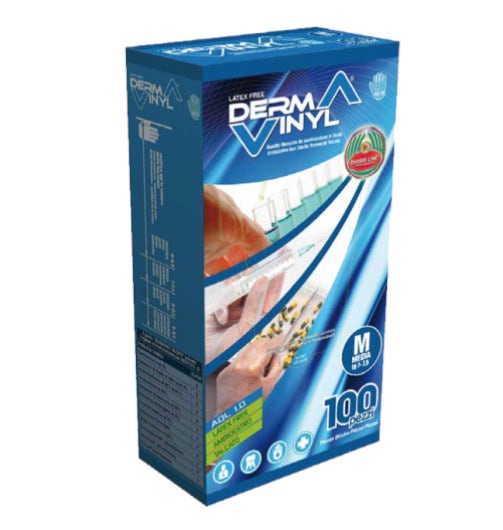 Dermavinyl Guanto Monouso Vinile Taglia Large 100 Pezzi