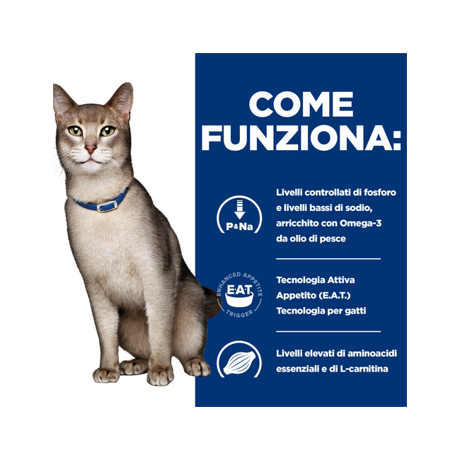 Hill's Prescription Diet K/D Salute Dei Reni Con Pollo Crocchette Per Gatti Sacco 1,5 Kg