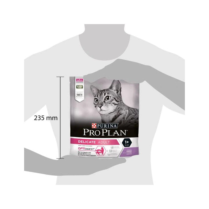 Purina Pro Plan Delicate Gatto Crocchette Tacchino Busta 400g
