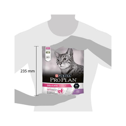 Purina Pro Plan Delicate Gatto Crocchette Tacchino Busta 400g