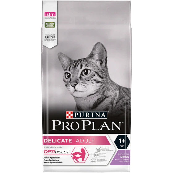 Purina Pro Plan Delicate Gatto Crocchette Tacchino Sacco 1,5kg