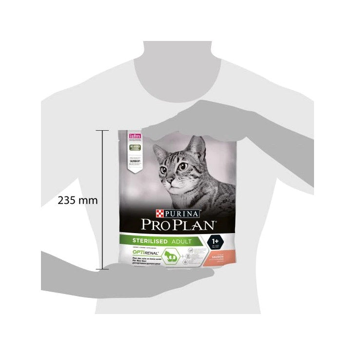 Purina Pro Plan Sterilised Gatto Crocchette Salmone Sacco 400g