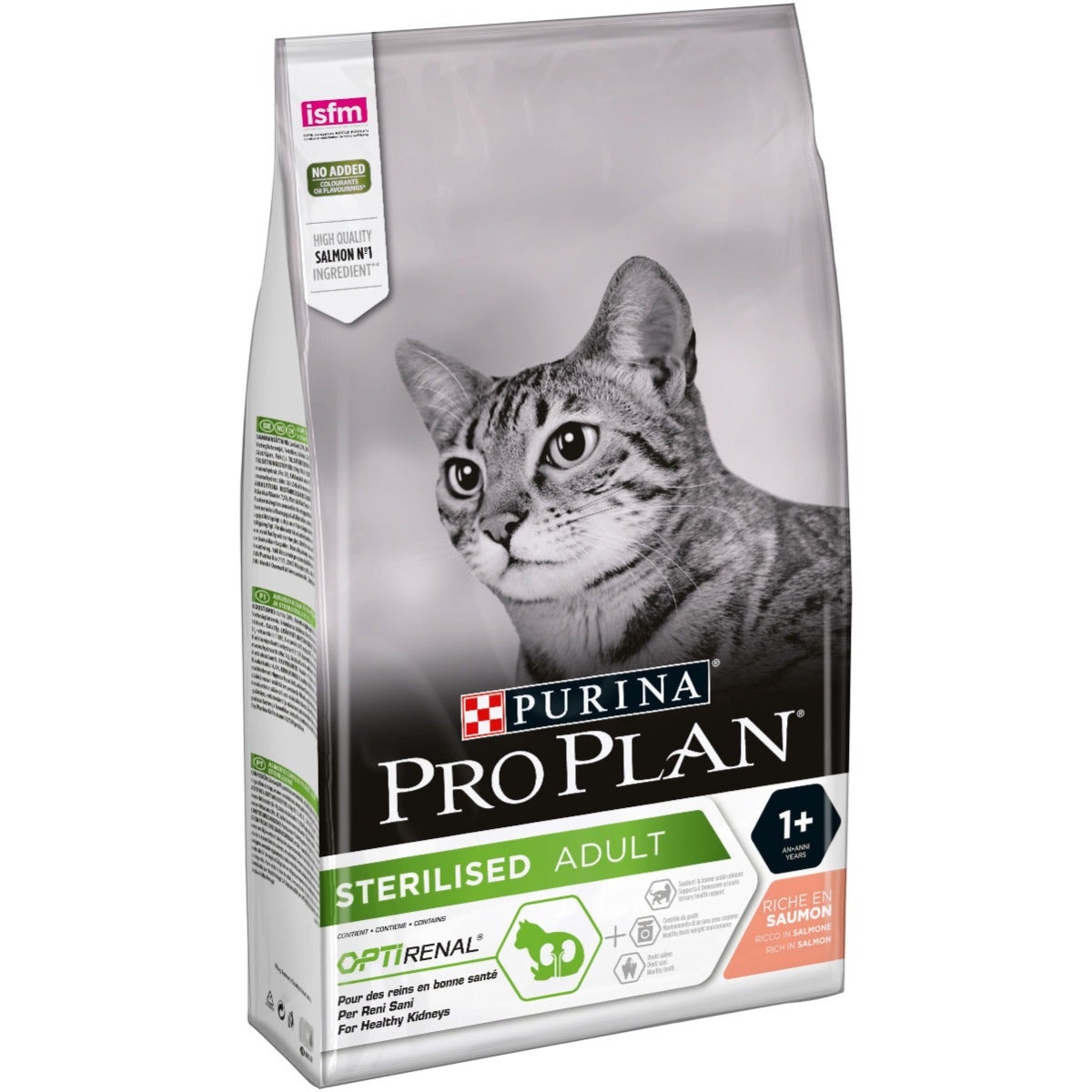 Purina Pro Plan Sterilised Gatto Crocchette Salmone Sacco 1,5kg