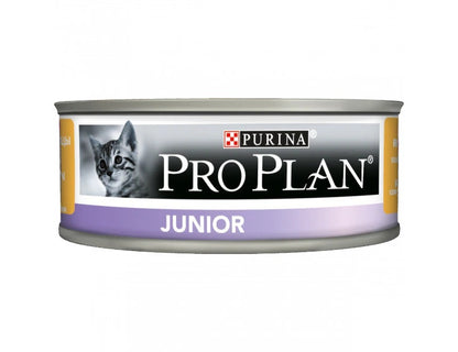 Purina Pro Plan Junior Gatto Mousse Pollo Lattina 85g