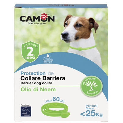 Camon Protection Collare Antiparassitario Olio Neem Cane Fino A 25 Kg
