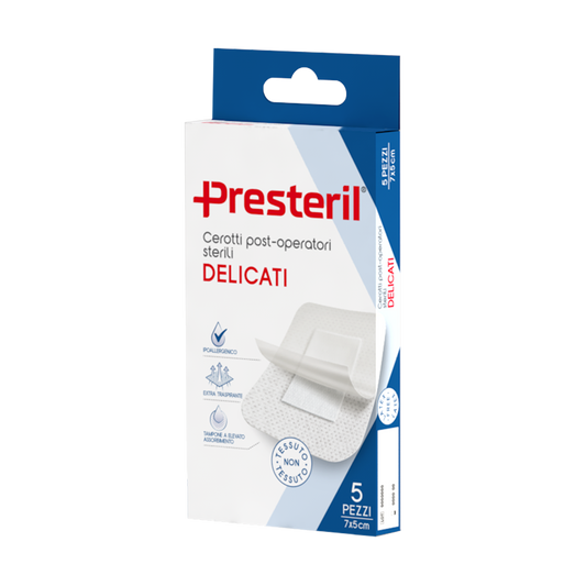 Medipresteril Medicazioni Post-Operatorie 7,5x5cm 5 pezzi