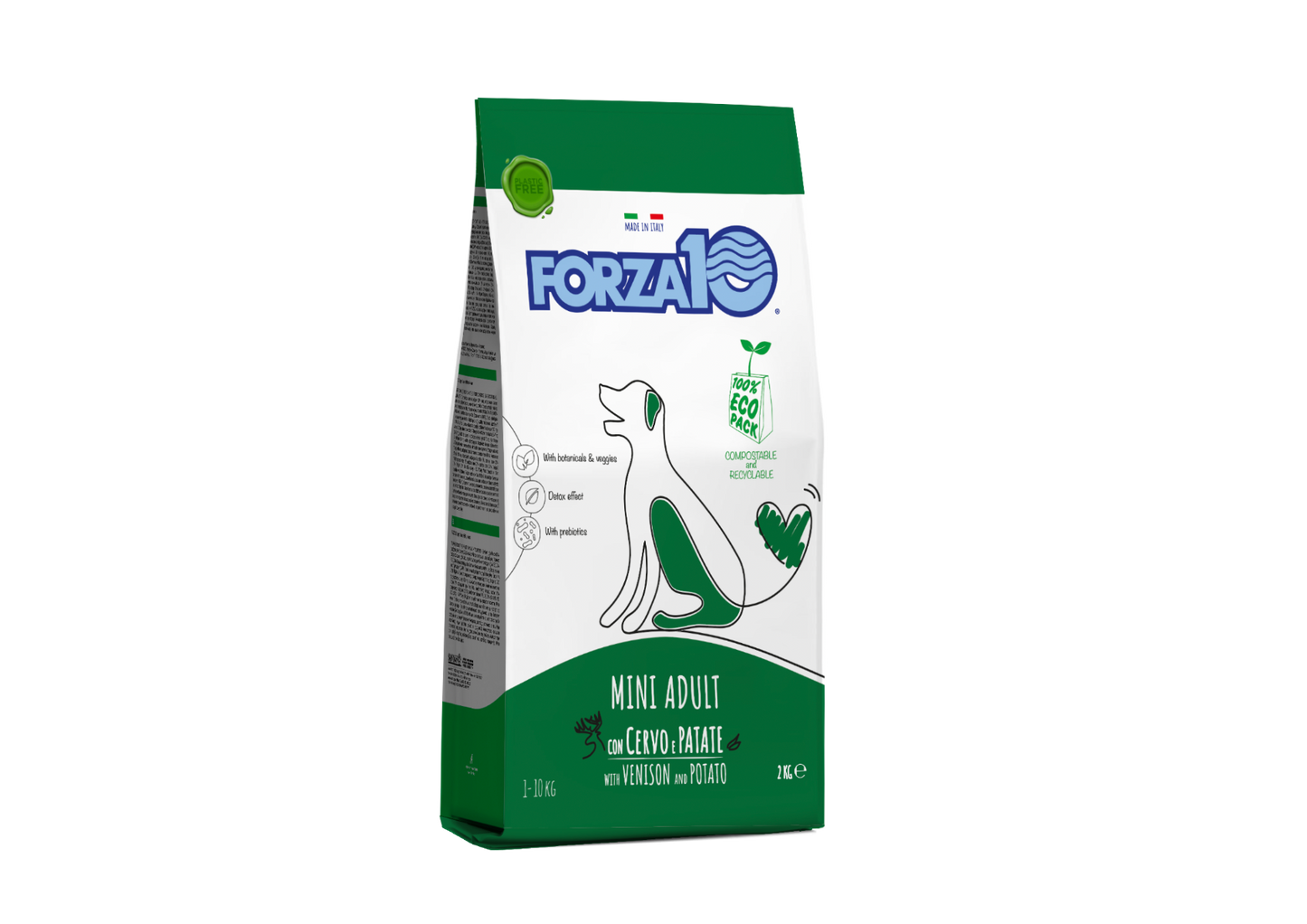 Forza10 Adult Maintenance Crocchette Al Cervo Con Patate Cani Adulti Taglia Piccola Sacco 2kg